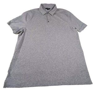 Banana Republic Men Polo Shirt XL Gray Luxury Touch Standard Fit 100% Cotton